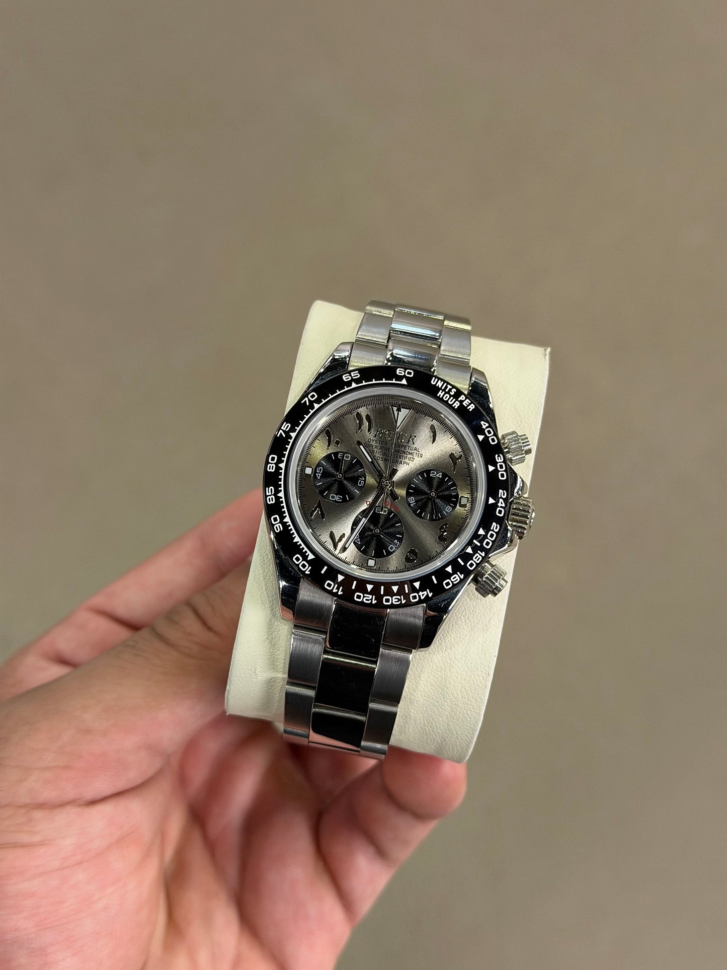 Satin Racer Arabic Dial