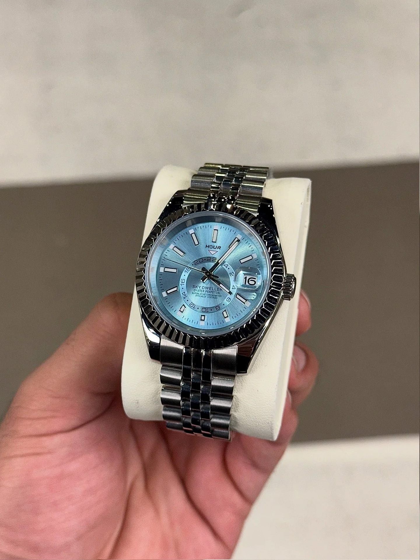 Baby Blue ice Dial