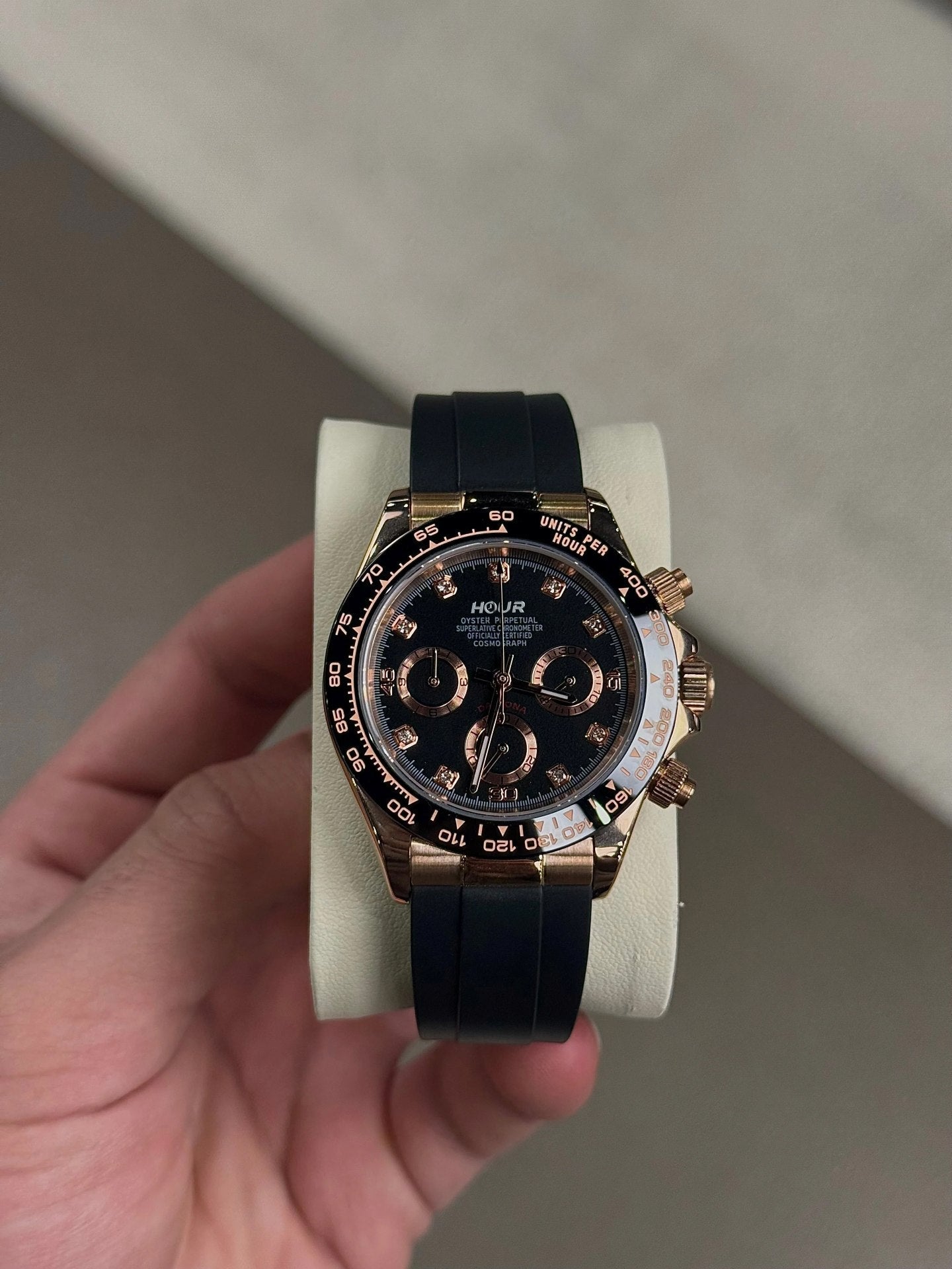 Caramel Diamond Dial