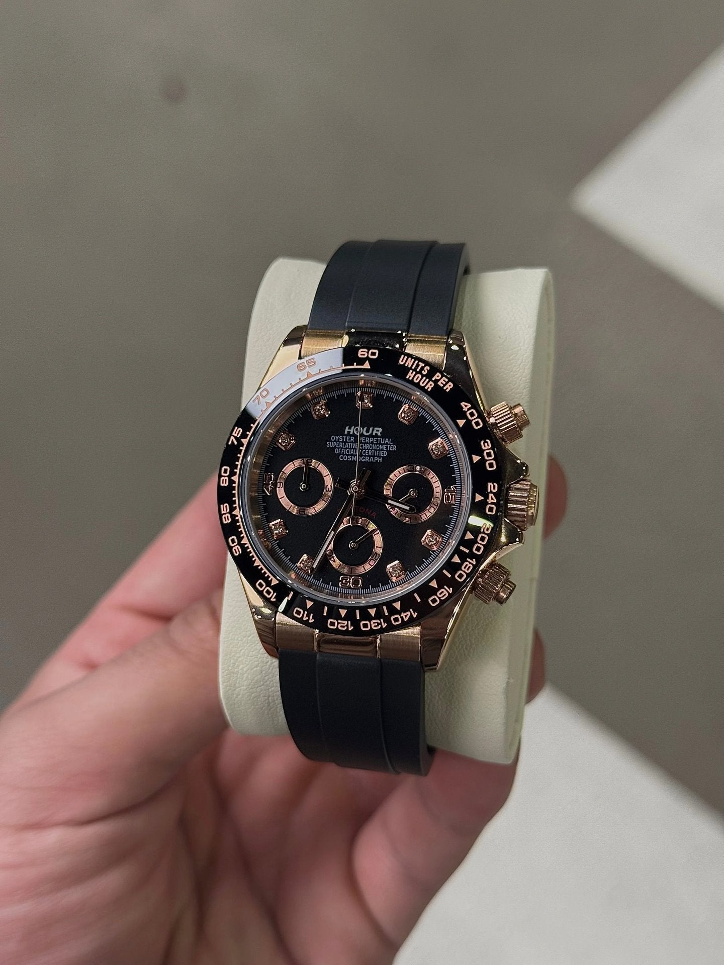 Caramel Diamond Dial