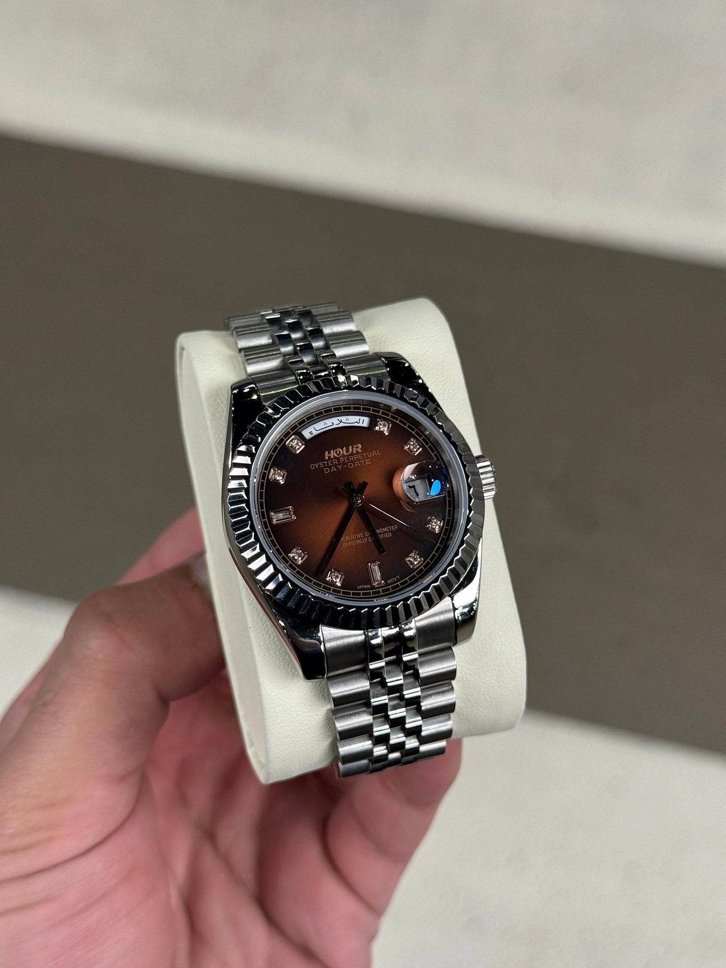 Champagne Diamond Dial