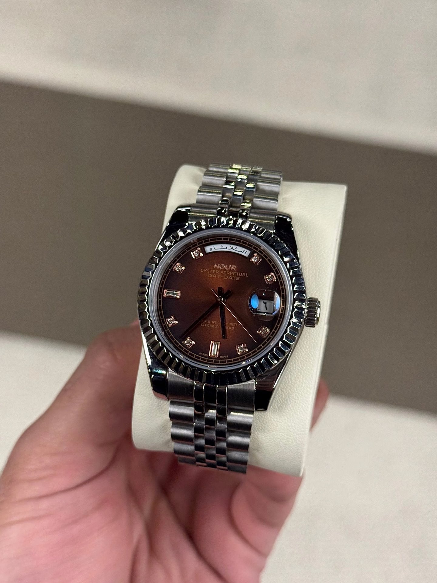 Champagne Diamond Dial