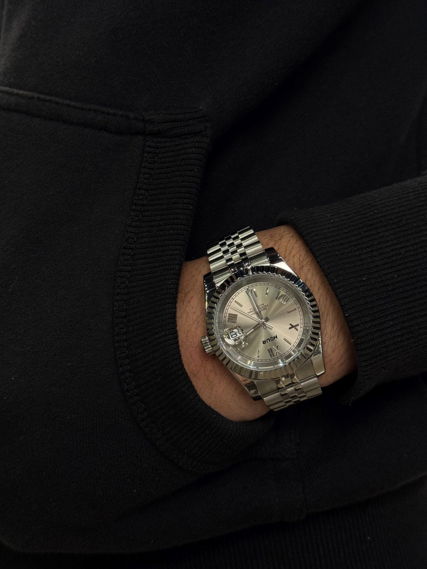 Chrome Roman Numeral Dial