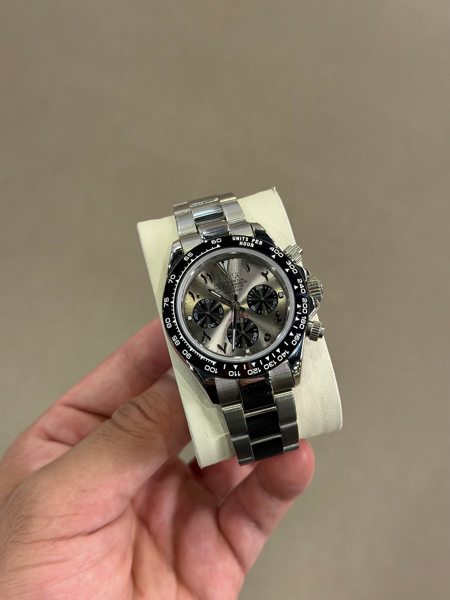 Satin Racer Arabic Dial