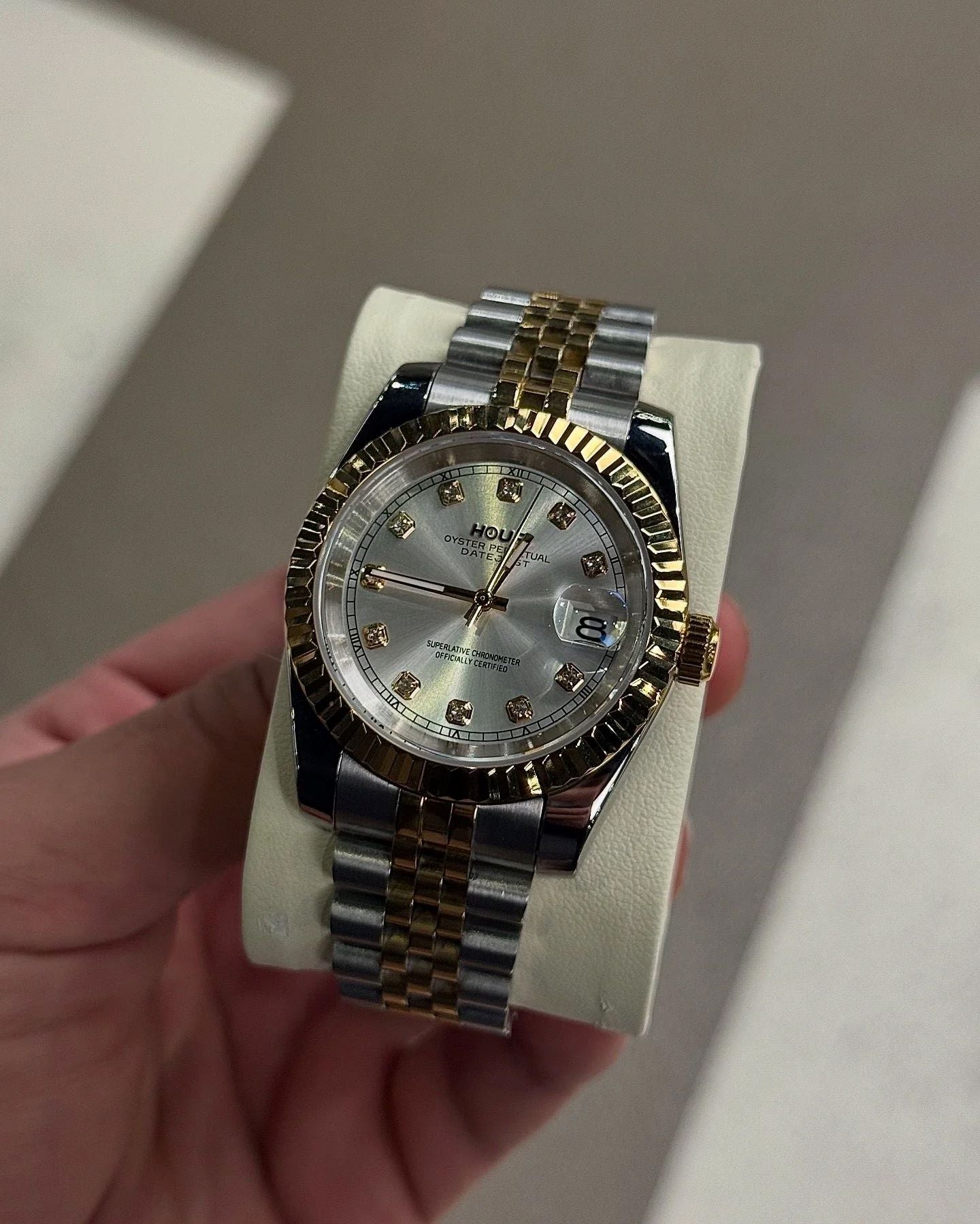 Golden Luxe Diamond Dial