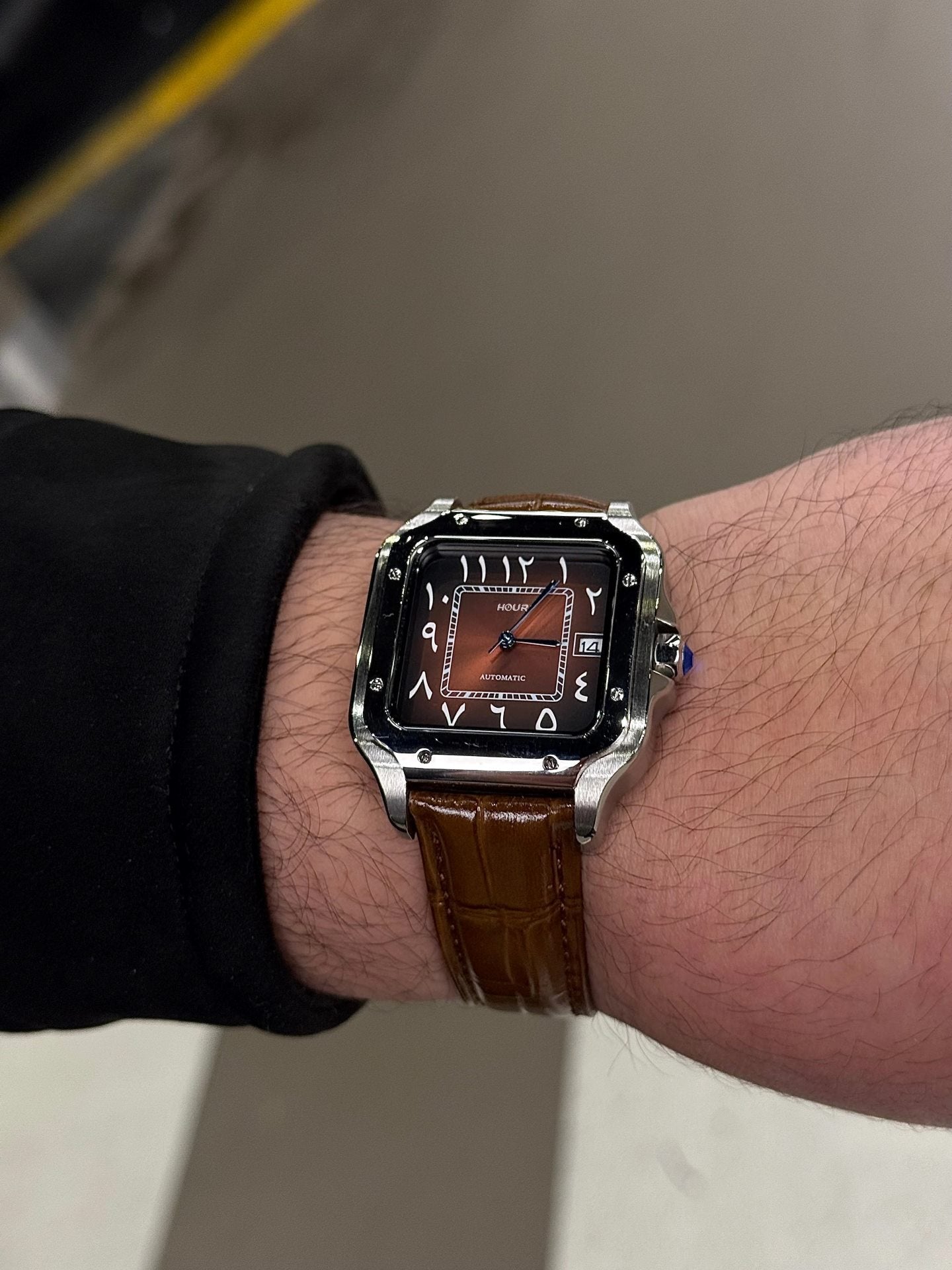 Mocha Royale Arabic Leather Strap
