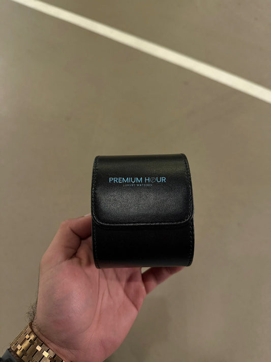 1 Slot Black Leather Box