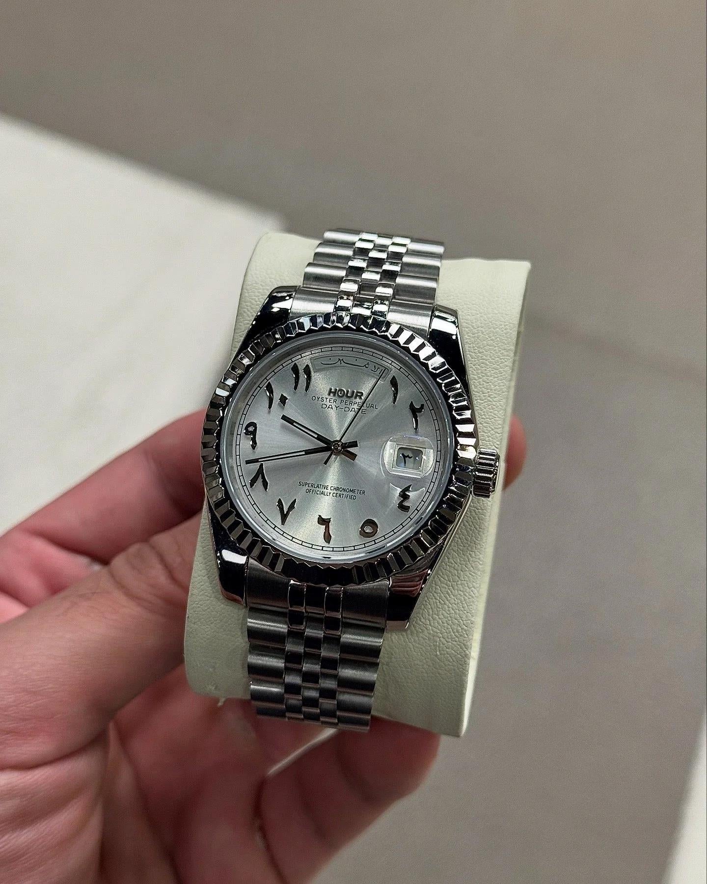 Platinum Arabic Dial