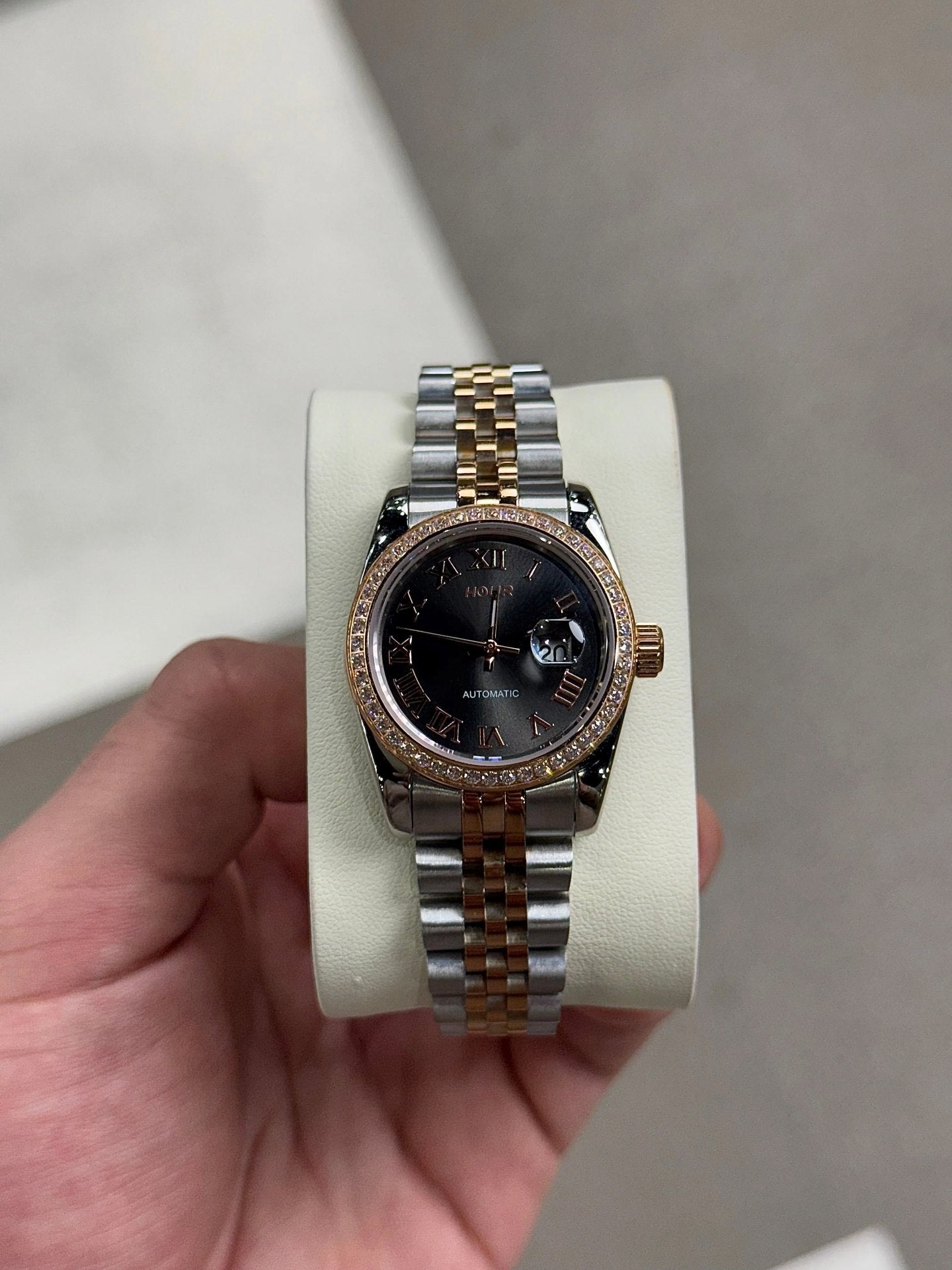Rosé Blossom Roman Dial