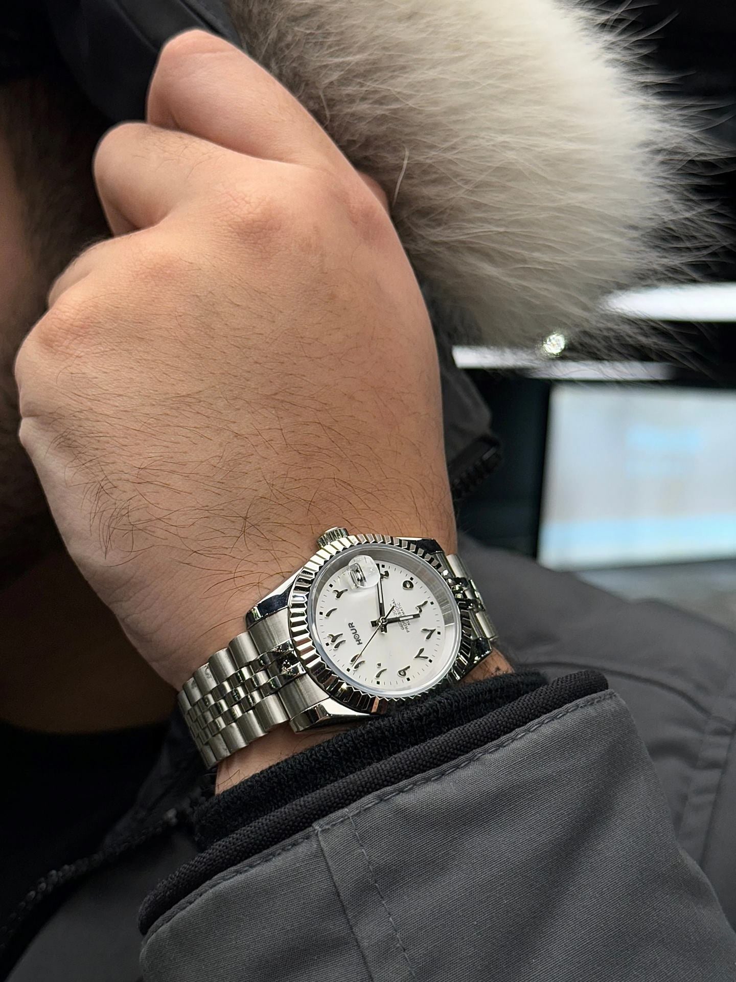 White Arabic Dial